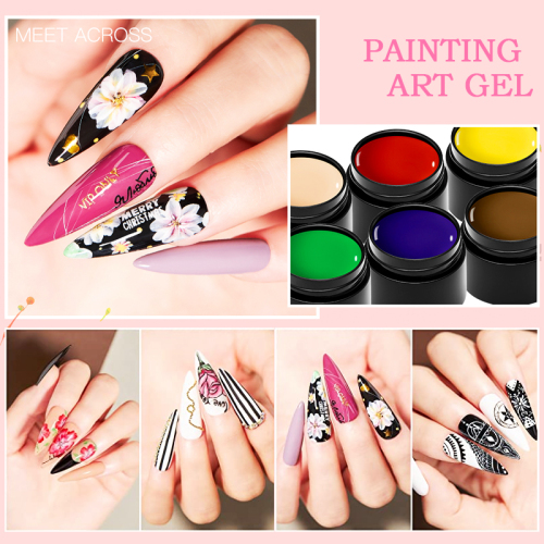 Painting Gel Nail Polish UV Color Soak Off Nail Art Design Drawing Nail Gel