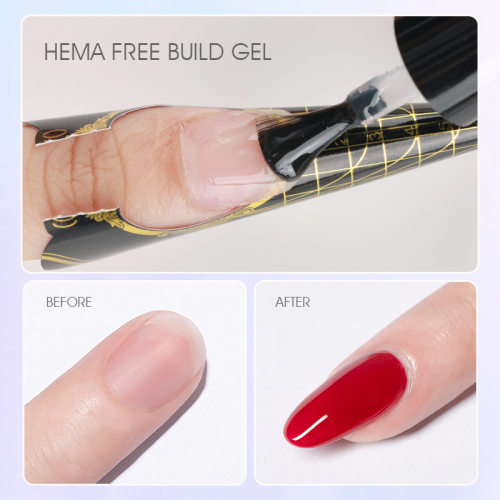 Hema Free Quick Buildering Hard Gel Nail Extension