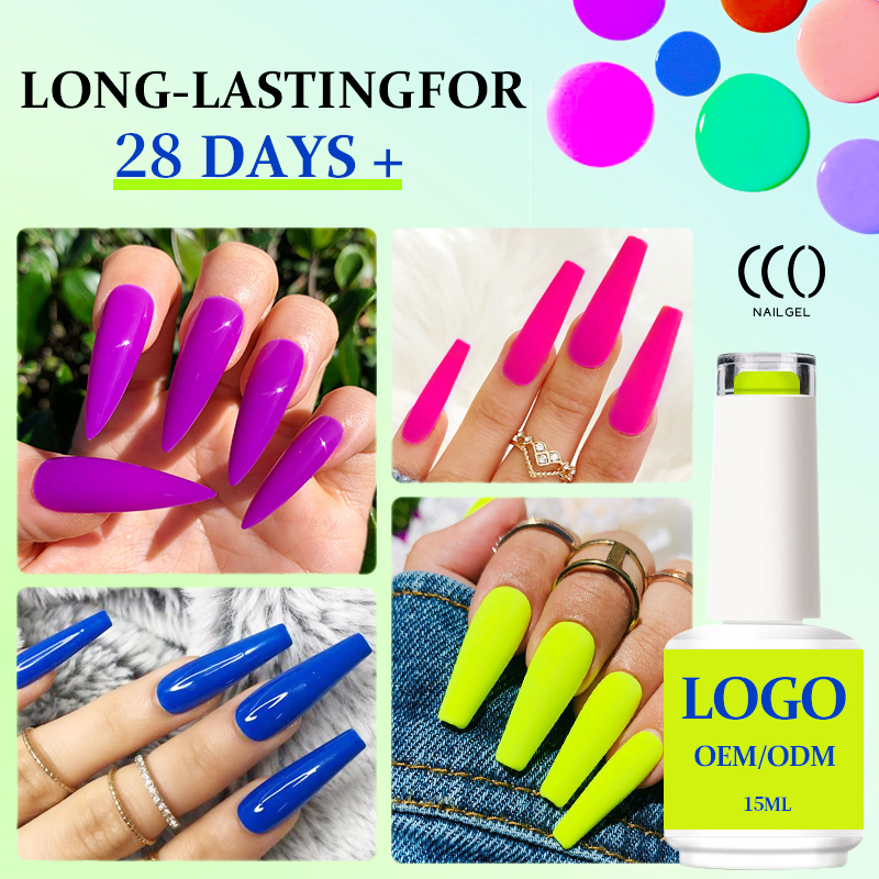 Private Label UV Easy Soak-off Gel Nail Polish Neon Gel