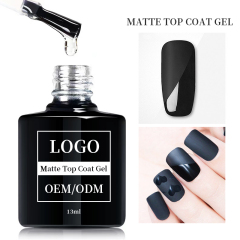 Matte Top Coat Gel Nail Polish Soak Off Salon DIY Gel Nail