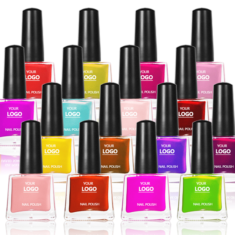 Color Nail Polish Glossy and Trendy for Nail Art Manicure Salon