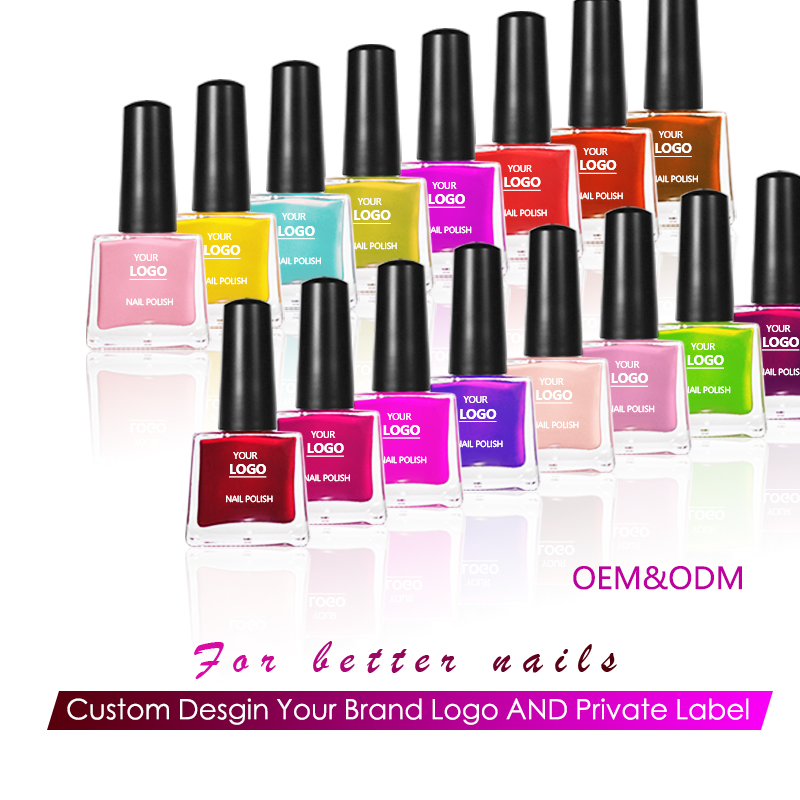 Color Nail Polish Glossy and Trendy for Nail Art Manicure Salon