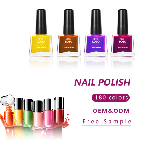 Color Nail Polish Glossy and Trendy for Nail Art Manicure Salon