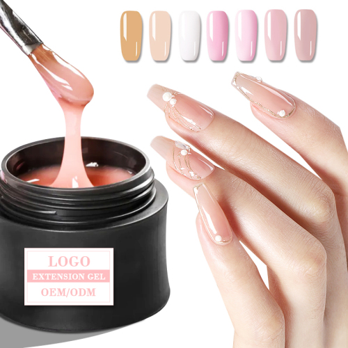 Polish Nail Salon Designs Uv Gel Extension In Jar