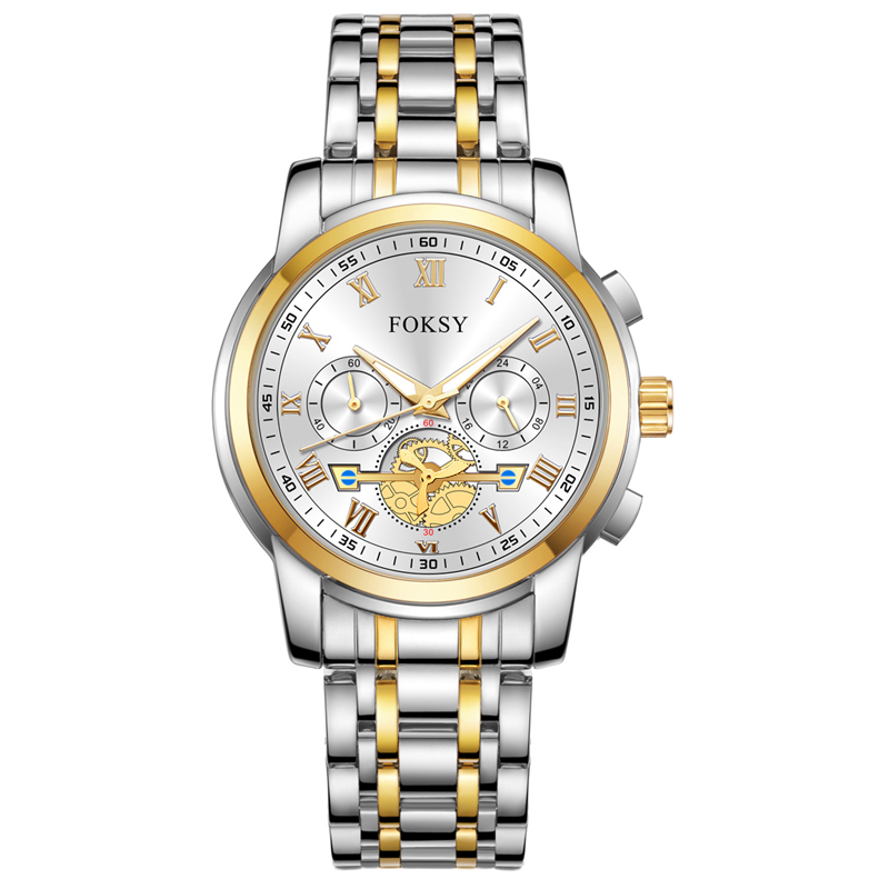 OEM ODM High Quality Fashion Custom Logo Alloy Fashion Minimalist Wrist Men Luxury Chronograph Quartz Watch Manufacturer for Men with Calendar Day and Date