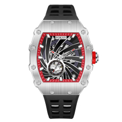 Custom Logo Original Male Automatic Movement Mechanic Hand Mens Wrist Luxury Skeleton Mechanical Watch for Men