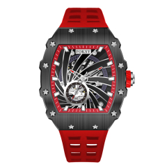 Custom Logo Original Male Automatic Movement Mechanic Hand Mens Wrist Luxury Skeleton Mechanical Watch for Men