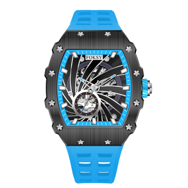 Custom Logo Original Male Automatic Movement Mechanic Hand Mens Wrist Luxury Skeleton Mechanical Watch for Men