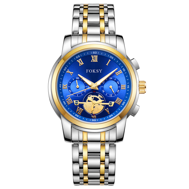 OEM ODM High Quality Fashion Custom Logo Alloy Fashion Minimalist Wrist Men Luxury Chronograph Quartz Watch Manufacturer for Men with Calendar Day and Date