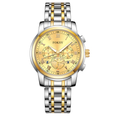 OEM ODM High Quality Fashion Custom Logo Alloy Fashion Minimalist Wrist Men Luxury Chronograph Quartz Watch Manufacturer for Men with Calendar Day and Date