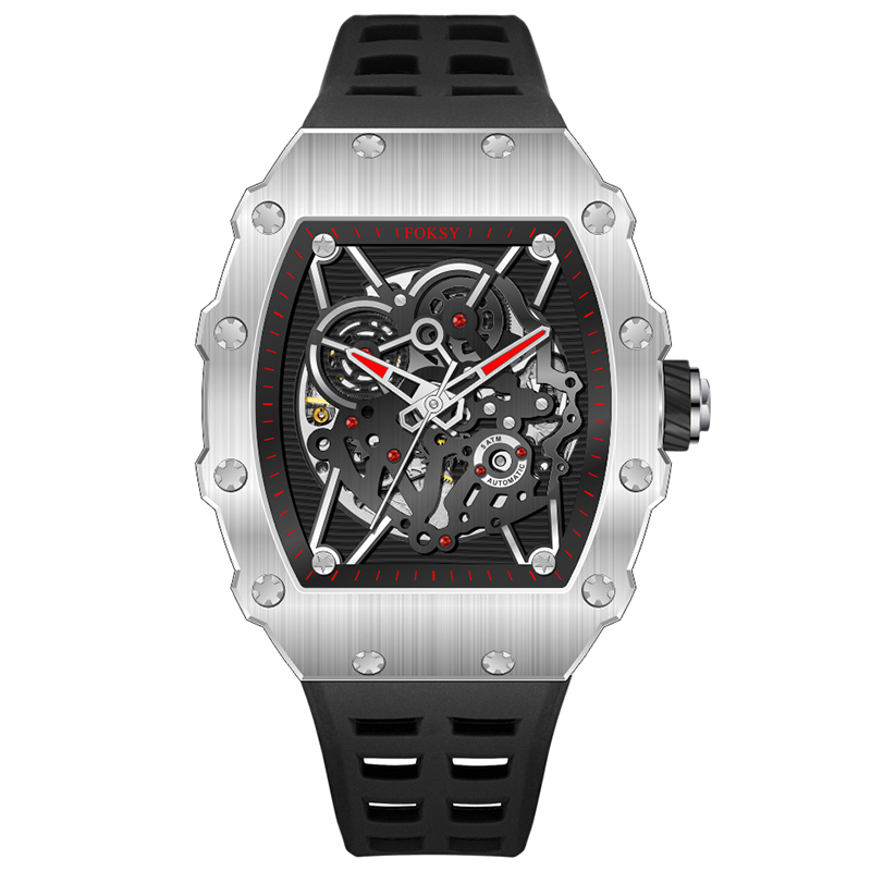 OEM Wholesale Factory Custom Logo Men's Business Stainless Steel Luxury Mechanical Automatic Watch For Men
