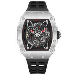 OEM Wholesale Factory Custom Logo Men's Business Stainless Steel Luxury Mechanical Automatic Watch For Men