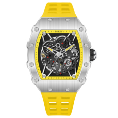 OEM Wholesale Factory Custom Logo Men's Business Stainless Steel Luxury Mechanical Automatic Watch For Men