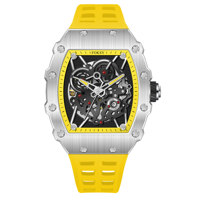 OEM Wholesale Factory Custom Logo Men's Business Stainless Steel Luxury Mechanical Automatic Watch For Men