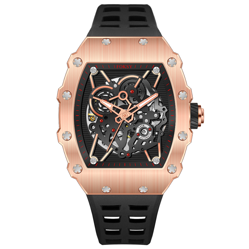 OEM Wholesale Factory Custom Logo Men's Business Stainless Steel Luxury Mechanical Automatic Watch For Men