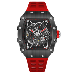 OEM Wholesale Factory Custom Logo Men's Business Stainless Steel Luxury Mechanical Automatic Watch For Men