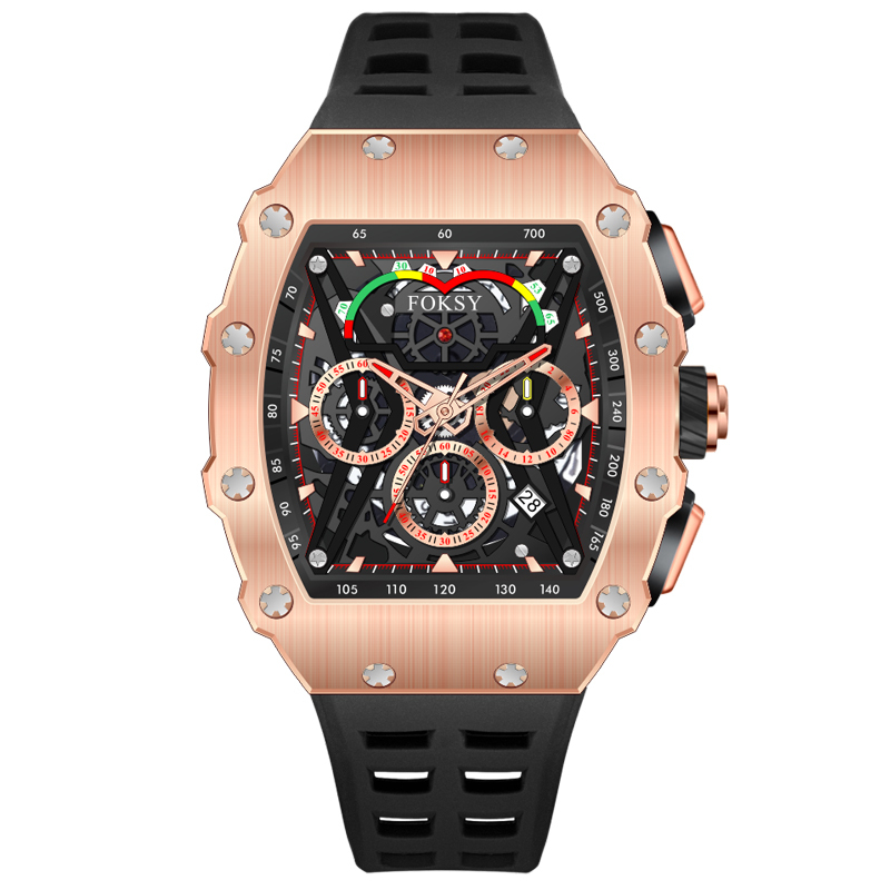 Private Label Fashion Stainless Steel Waterproof OEM ODM Luxury Chronograph Wrist Hand Quartz Watch Custom LOGO for Men