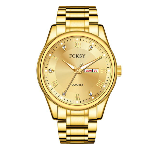 OEM ODM Alloy Custom Brand New Fashion Classic Luxury Wrist White Diamond Colour Private Label Quartz Watch for Men