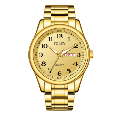 Classic Golden Luxury Wrist High Quality Fashion Style China Original Designer Hand Other Waterproof Solid Gold Watch for Men