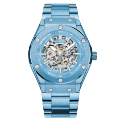 Fashion Wrist Stainless Steel Luxury Custom Brand Logo Automatic Mechanical Watch for Men