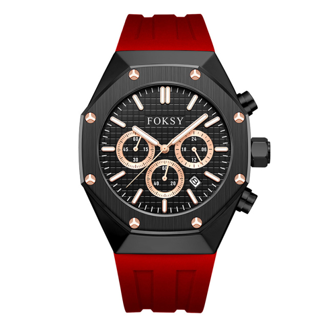Classic Original Waterproof Minimalist Wrist Luxury Stainless Steel Square Shape Watch for Men