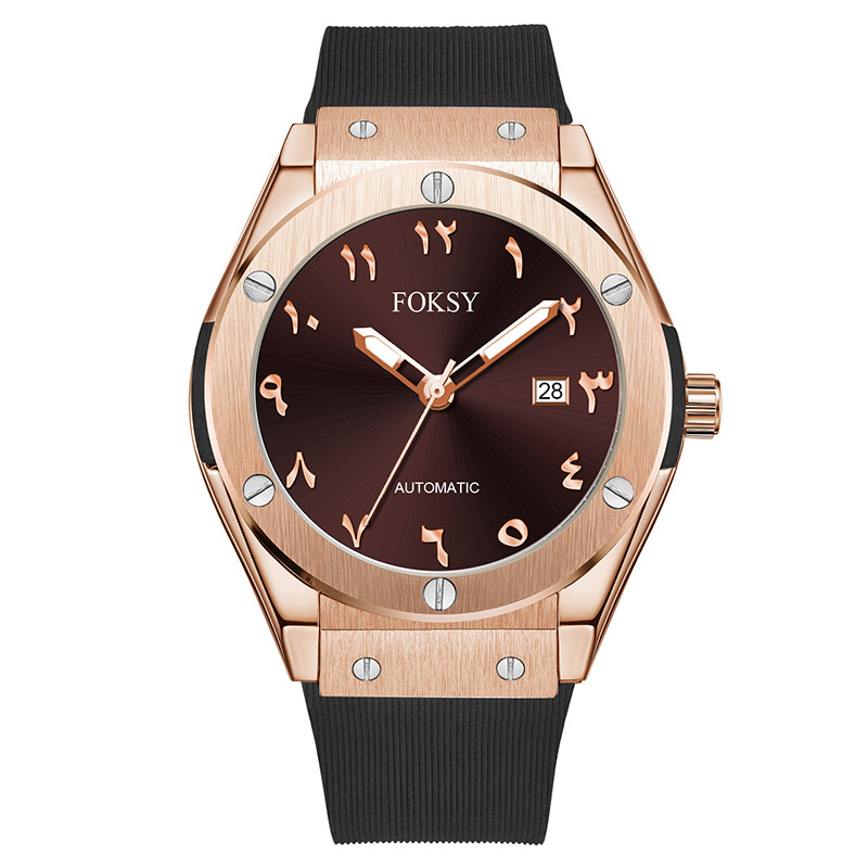 Hot Selling New Design Brand Private Label Arabic Numerals Dial Waterproof Luxury Men Watches