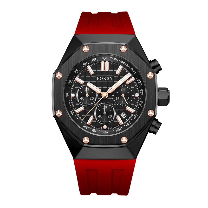 New Fashion Classic Brand Stainless Steel Wrist Rectangular Rectangle Watch for Men