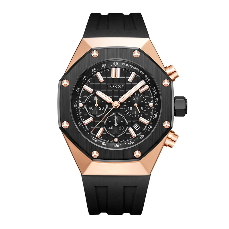 New Fashion Classic Brand Stainless Steel Wrist Rectangular Rectangle Watch for Men