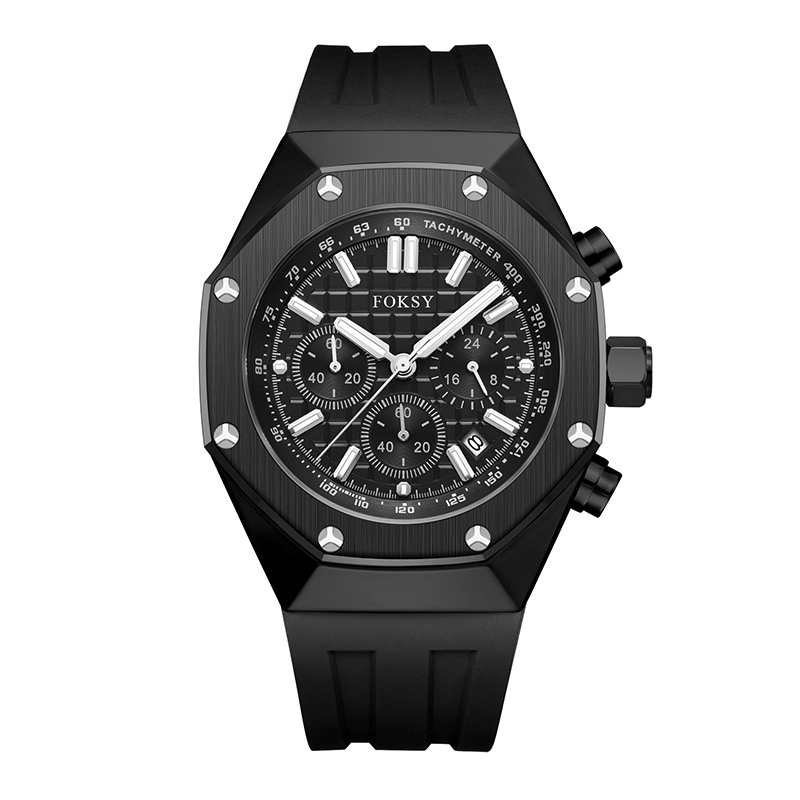 New Fashion Classic Brand Stainless Steel Wrist Rectangular Rectangle Watch for Men