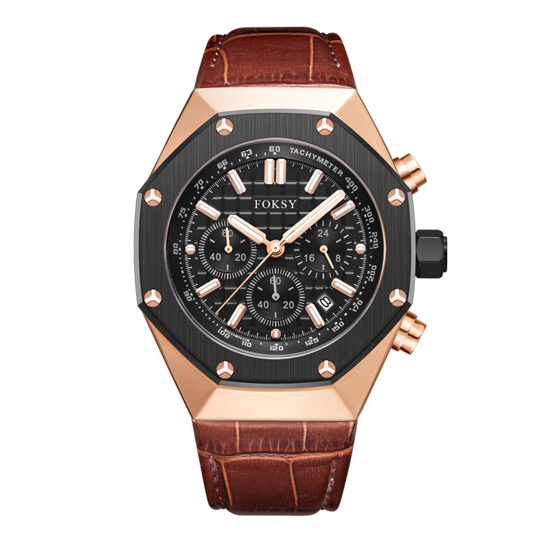 New Fashion Classic Brand Stainless Steel Wrist Rectangular Rectangle Watch for Men