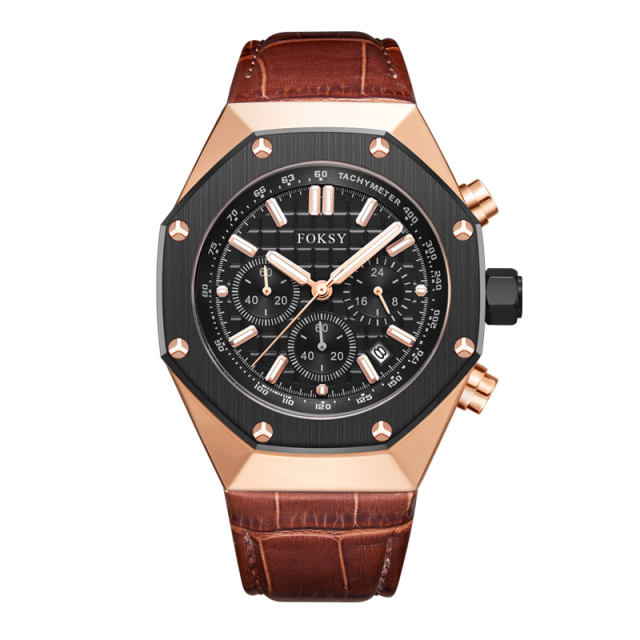 New Fashion Classic Brand Stainless Steel Wrist Rectangular Rectangle Watch for Men