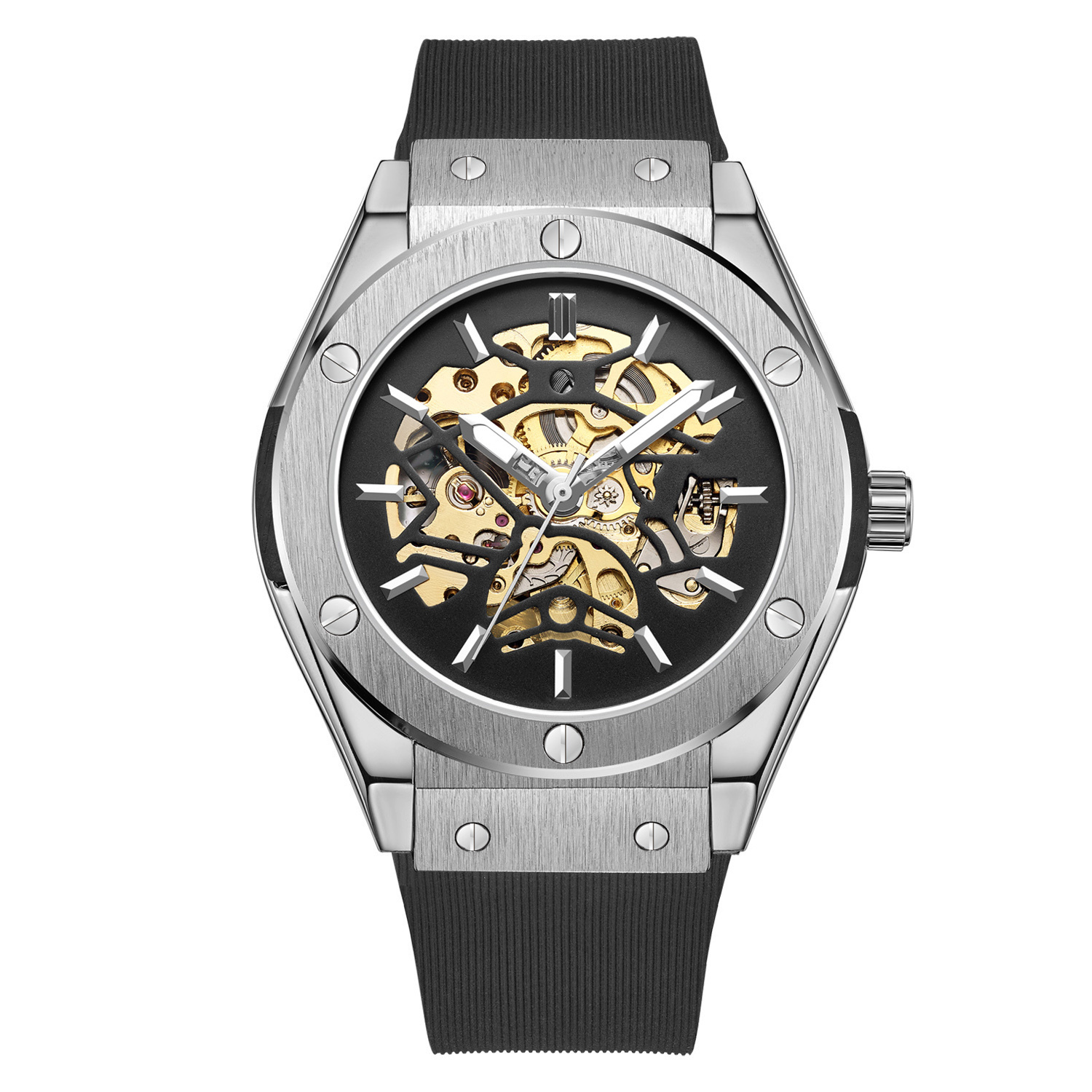 OEM ODM Mechanical Luxury Wrist Automatic Watch Men Wrist Brand Custom Logo