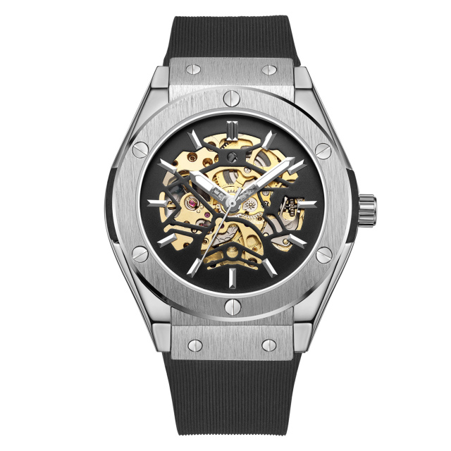 OEM ODM Mechanical Luxury Wrist Automatic Watch Men Wrist Brand Custom Logo