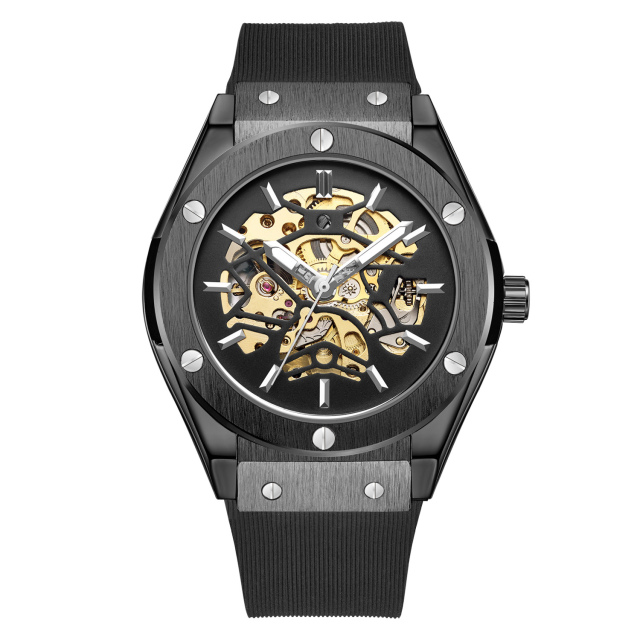OEM ODM Mechanical Luxury Wrist Automatic Watch Men Wrist Brand Custom Logo
