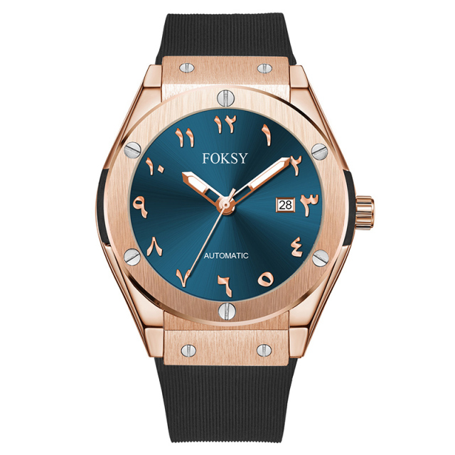 Hot Selling New Design Brand Private Label Arabic Numerals Dial Waterproof Luxury Men Watches