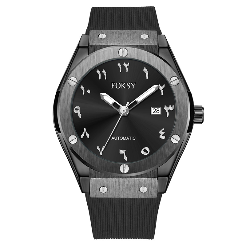 Hot Selling New Design Brand Private Label Arabic Numerals Dial Waterproof Luxury Men Watches