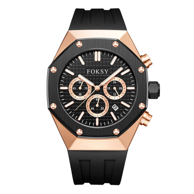 Classic Original Waterproof Minimalist Wrist Luxury Stainless Steel Square Shape Watch for Men