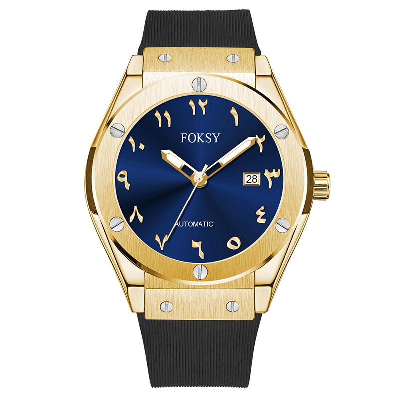 Hot Selling New Design Brand Private Label Arabic Numerals Dial Waterproof Luxury Men Watches