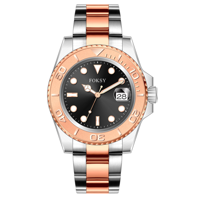 High Quality Stainless Steel Watches Luxury Own Logo Men Wrist Private Label Quartz Watch