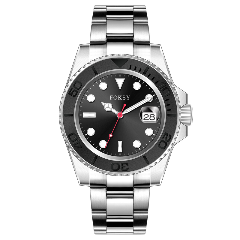 High Quality Stainless Steel Watches Luxury Own Logo Men Wrist Private Label Quartz Watch