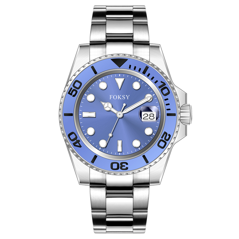 High Quality Stainless Steel Watches Luxury Own Logo Men Wrist Private Label Quartz Watch