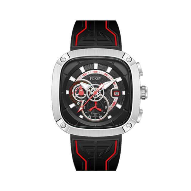 Classic Original Waterproof Minimalist Wrist Luxury Stainless Steel Square Shape Watch for Men
