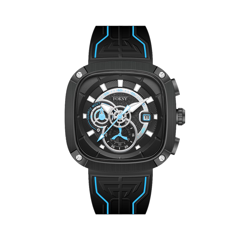 Classic Original Waterproof Minimalist Wrist Luxury Stainless Steel Square Shape Watch for Men