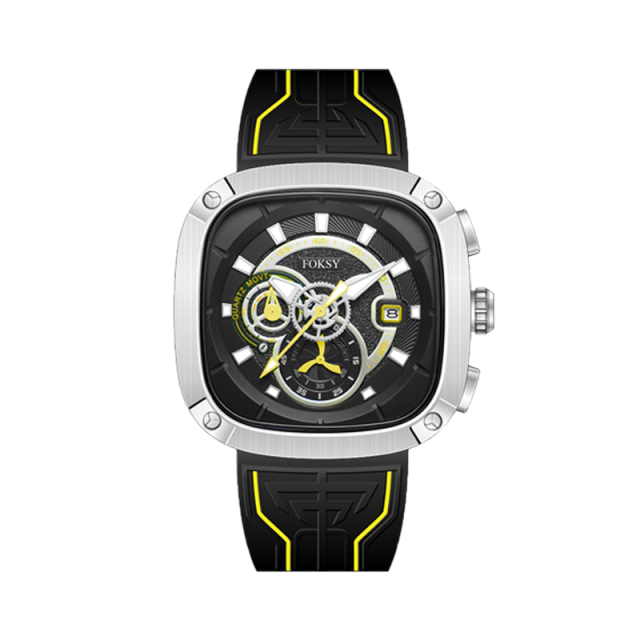 Classic Original Waterproof Minimalist Wrist Luxury Stainless Steel Square Shape Watch for Men