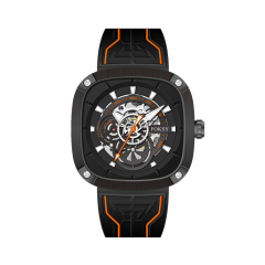 Top Chinese Auto Movement Luxury Stainless Steel Back Wrist Mechanical Skeleton Automatic Watch for Men