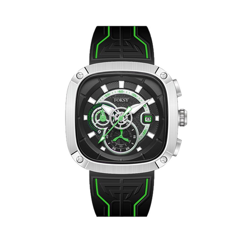 Classic Original Waterproof Minimalist Wrist Luxury Stainless Steel Square Shape Watch for Men
