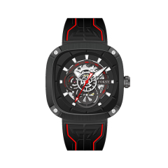 Top Chinese Auto Movement Luxury Stainless Steel Back Wrist Mechanical Skeleton Automatic Watch for Men