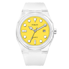 Original Waterproof Minimalist Wrist Luxury Custom Brand New Fashion Classic Transparent Quartz Watch for Men