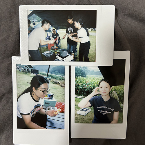 Camping trip close to nature