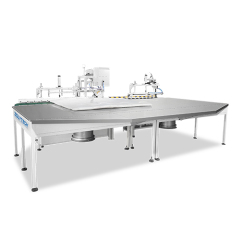 Automatic flanging machine